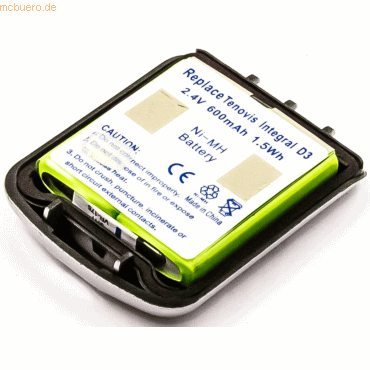 4021499577718 - Akku für Detewe Eurix OpenPhone 28 NiMH 24 Volt 600 mAh Silberfa