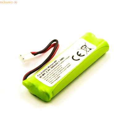 4021499577763 - Akku für emporia VTHC04RN00 NiMH 24 Volt 500 mAh Grün