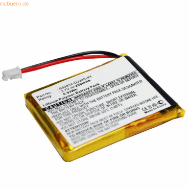 4021499578043 - Akku für Siemens S30852-D2240-X1 Li-Ion 37 Volt 250 mAh Schwarz 4021499578043 - Akku für Siemens S30852-D2240-X1 Li-Ion 37 Volt 250 mAh Schwarz