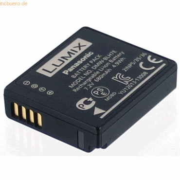 4021499578272 - Akku für LUMIX DMC-LX15 Li-Ion 72 Volt 680 mAh sc