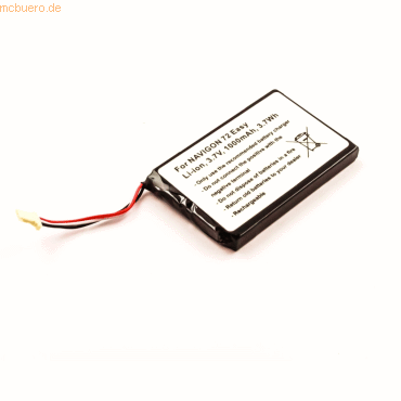 4021499580619 - Akku für Becker Active 5 Li-Ion 37 Volt 1000 mAh Schwarz
