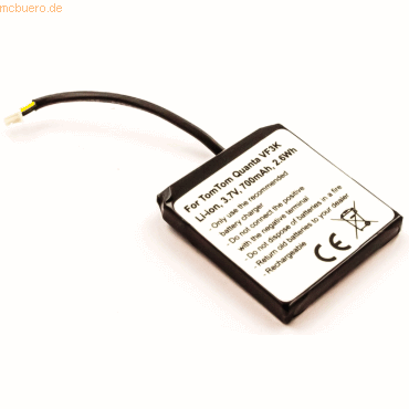 4021499580725 - Akku für Tomtom Quanta VF3K Li-Ion 37 Volt 700 mAh Schwarz