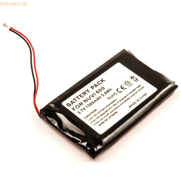 4021499581197 - Akku für Garmin nüvi 660 Li-Pol 37 Volt 1150 mAh Schwarz