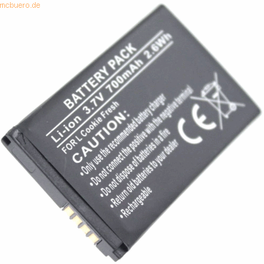 4021499583078 - Akku für LG Electronics KF301 Li-Ion 37 Volt 650 mAh Schwarz