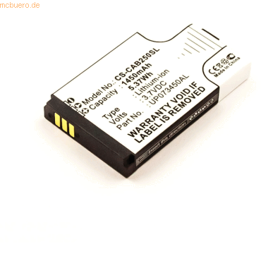 4021499584600 - Akku für Caterpillar BTC-CAB250SL Li-Ion 37 Volt 1300 mAh Schwar