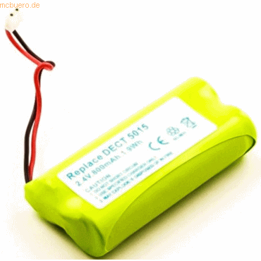 4021499589155 - Akku für Audioline DECT 5015 NiMH 24 Volt 800 mAh grün