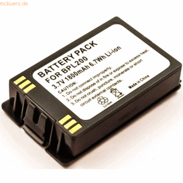 4021499592193 - Akku für Spectralink BPL100 Li-Ion 37 Volt 1800 mAh schwarz