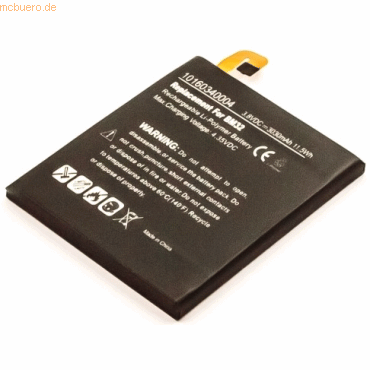 4021499599154 - Akku für Xiaomi Mi4W Li-Pol 38 Volt 3030 mAh schwarz