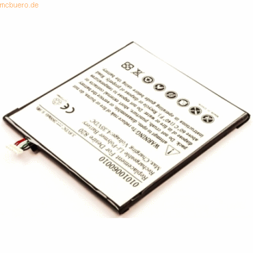 4021499599376 - Akku für Htc A51 Li-Pol 38 Volt 2600 mAh weiß