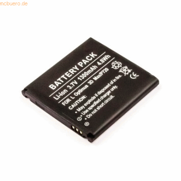 4021499600355 - Akku für LG Electronics P720 Li-Ion 37 Volt 1300 mAh schwarz