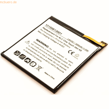 4021499602458 - Akku für Blackberry TLp030F1 Li-Pol 384 Volt 3000 mAh schwarz