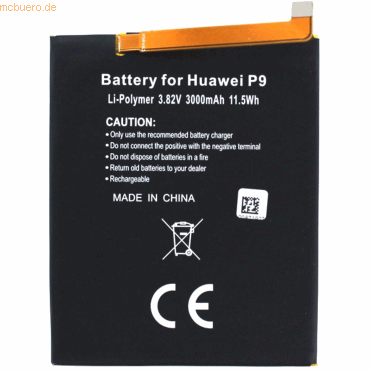 4021499641556 - Akku für Huawei Honor 8 Premium Li-Pol 38 Volt 2900 mAh schwarz