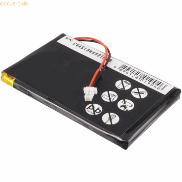 4021499660892 - Akku für Garmin nüvi 350 Li-Pol 37 Volt 1250 mAh schwarz