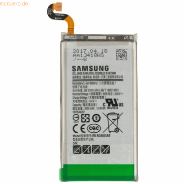 4021499661011 - Akku für SM-G955J Li-Ion 385 Volt 3500 mAh silberfarb