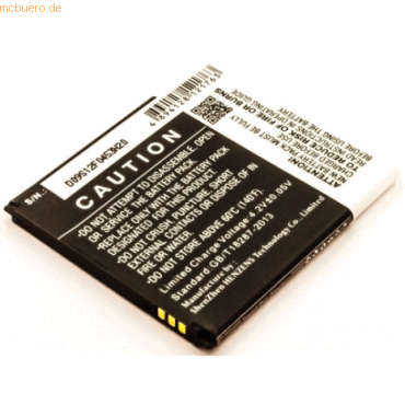 4021499669970 - Akku für Alcatel ONETOUCHPIXIFIRST Li-Ion 37 Volt 1400 mAh schwa