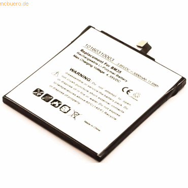 4021499691025 - Akku für Xiaomi Mi 4c Li-Pol 39 Volt 3000 mAh schwarz 4021499691025 - Akku für Xiaomi Mi 4c Li-Pol 39 Volt 3000 mAh schwarz
