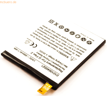 4021499691094 - Akku für LG Electronics US995 Li-Pol 38 Volt 3000 mAh schwarz