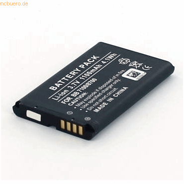 4021499728639 - Akku für Blackberry BAT-06860-003 Li-Ion 37 Volt 1000 mAh schwar