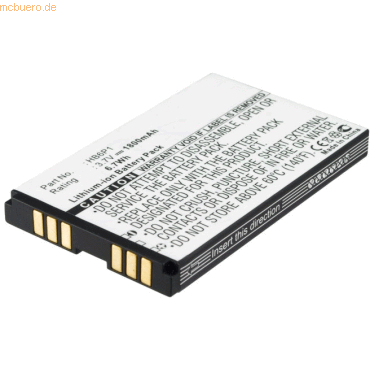 4021499811447 - Akku für Huawei HB6P1 Li-Ion 37 Volt 1800 mAh schwarz