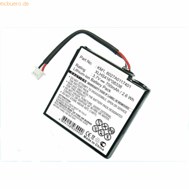 4021499821446 - Akku für Tomtom 4EH44 Li-Ion 37 Volt 700 mAh schwarz