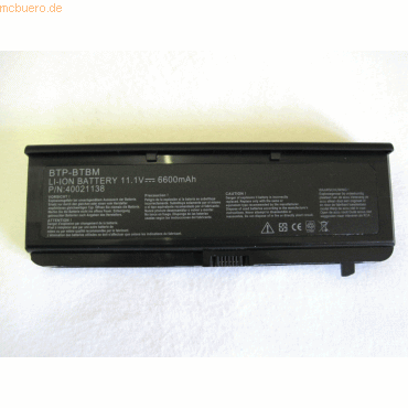 4021499825758 - Akku für Medion BTP-BSBM Li-Ion 108 Volt 6600 mAh schwarz