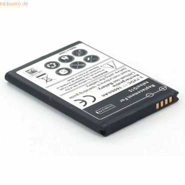 4021499865655 - Akku für Htc BA S580 Li-Ion 37 Volt 1600 mAh schwarz