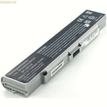 4021499091337 - Akku für Sony PCG-7X1M Li-Ion 111 Volt 4400 mAh silberfarben