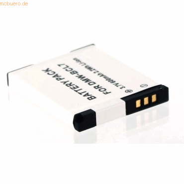 4021499926370 - Akku für Panasonic DMW-BCL7E Li-Ion 37 Volt 600 mAh schwarz