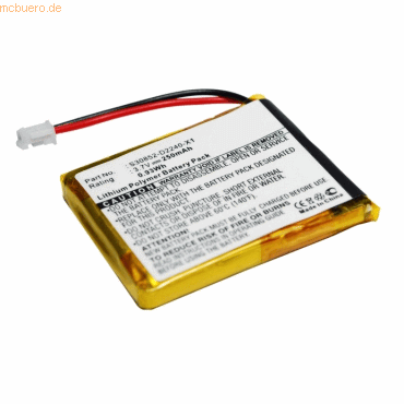 4021499956926 - Akku für Siemens F39033-V328-C901 Li-Ion 37 Volt 250 mAh schwarz