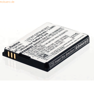 4021499958906 - Akku für Zte Li3708T42P3H463657 Li-Ion 37 Volt 800 mAh schwarz