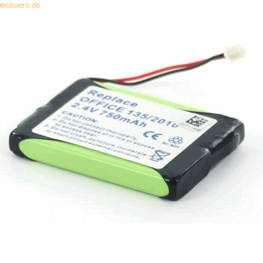 4021499969650 - Akku für Detewe Aastra Office 135 NiMH 24 Volt 600 mAh grün