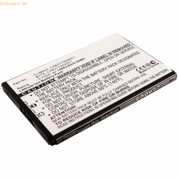 4021499998520 - Akku für Alcatel CAB31Y0002C1 Li-Ion 37 Volt 1500 mAh schwarz