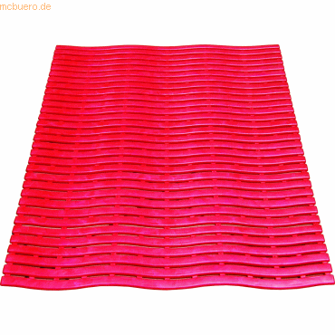 Miltex Feuchtraummatte Yoga Spa Basic 60x90cm rot