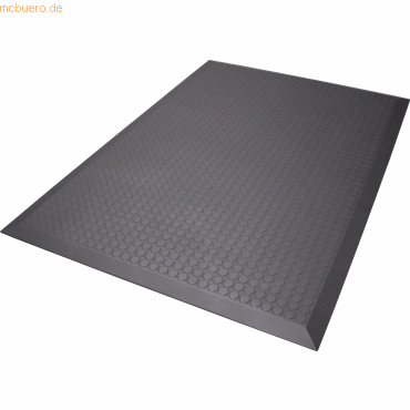 4260061893683 - Arbeitsplatzmatte Yoga Ergo Fire mit Flachnoppen 65x95cm grau