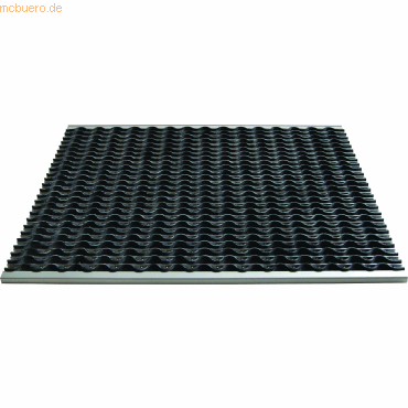 4260061893850 - Schmutzfangmatte Eazycare Wave 785x585cm aluminium schwarz