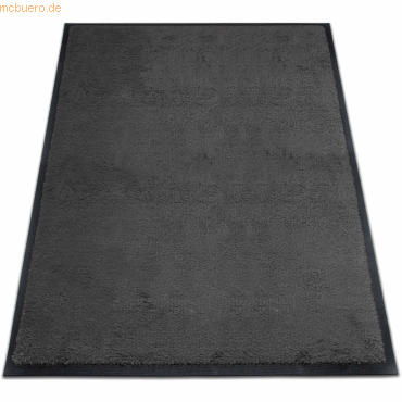 4260698251511 - Schmutzfangmatte miltex Eazycare Style eckig antistatisch UV-beständig waschbar High-Twist-Nylon & Niltrilgummi 800 x 1200 mm schwarzgrau