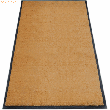 4260698251733 - Schmutzfangmatte miltex Eazycare Style eckig antistatisch UV-beständig waschbar High-Twist-Nylon & Niltrilgummi 850 x 1500 mm braunbeige