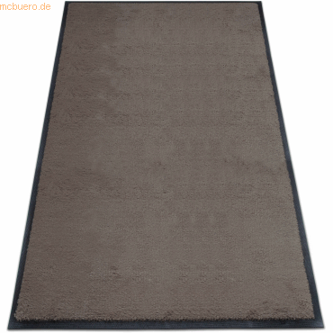 4260698251955 - Schmutzfangmatte miltex Eazycare Style eckig antistatisch UV-beständig waschbar High-Twist-Nylon & Niltrilgummi 850 x 1500 mm graubraun 4260698251955 - Schmutzfangmatte miltex Eazycare Style eckig antistatisch UV-beständig waschbar High-Twist-Nylon & Niltrilgummi 850 x 1500 mm graubraun
