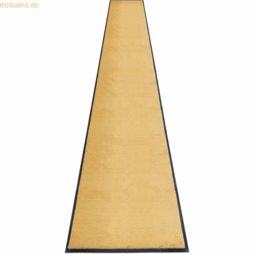 4260698252136 - Schmutzfangmatte miltex Eazycare Style eckig antistatisch UV-beständig waschbar High-Twist-Nylon & Niltrilgummi 850 x 3000 mm sandbeige