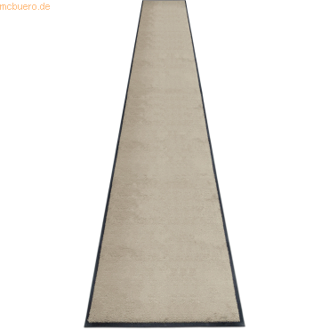 4260698252211 - Schmutzfangmatte miltex Eazycare Style eckig antistatisch UV-beständig waschbar High-Twist-Nylon & Niltrilgummi 850 x 3000 mm graubeige