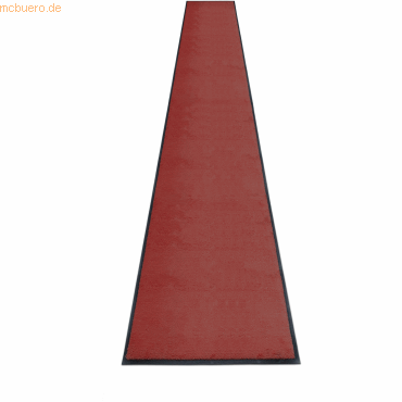 4260698252280 - Schmutzfangmatte miltex Eazycare Style eckig antistatisch UV-beständig waschbar High-Twist-Nylon & Niltrilgummi 850 x 3000 mm braunrot