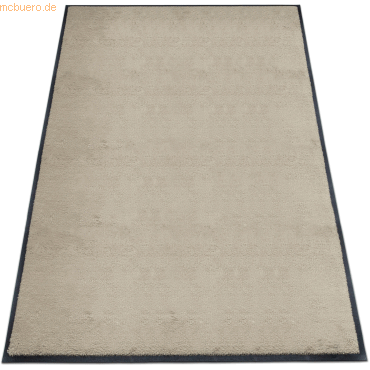 4260698253072 - Schmutzfangmatte miltex Eazycare Style eckig antistatisch UV-beständig waschbar High-Twist-Nylon & Niltrilgummi 1200 x 2000 mm graubeige