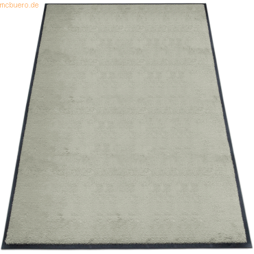 4260698253225 - Schmutzfangmatte miltex Eazycare Style eckig antistatisch UV-beständig waschbar High-Twist-Nylon & Niltrilgummi 1200 x 2000 mm kieselgrau