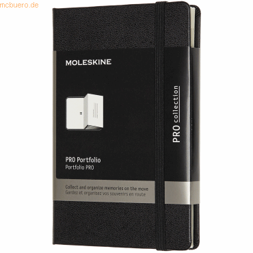 8058647620336 - Fächermappe Pocket A6 Hardcover schwarz