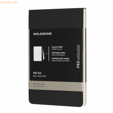 8058647620909 - Notizblock Pocket A6 liniert Softcover schwarz