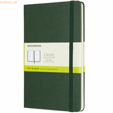 Moleskine Notizbuch Large A5 blanko Hardcover 120 Blatt myrtengrün