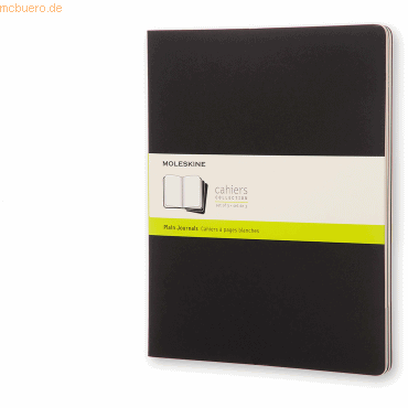 Moleskine Notizheft Cahier XXL 21,59x27,94cm blanko Kartoneinband VE=3