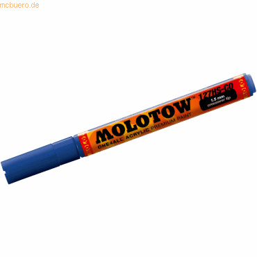Molotow Permanentmarker One4All 127 HS-CO nachfüllbar 1,5mm echtblau