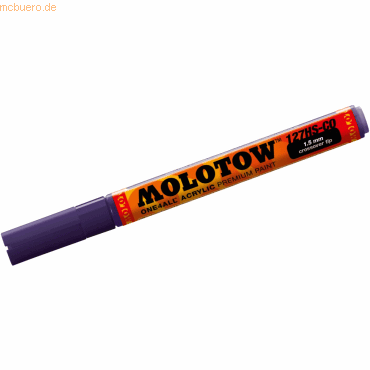 4250397610108 - Acrylmarker ONE4ALL ACRYLIC 127 HS-CO 15mm Nr 043 violett dunkel 4250397610108 Molotow