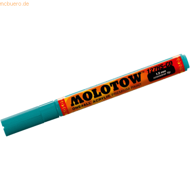 4250397610115 - Acrylmarker ONE4ALL ACRYLIC 127 HS-CO 15mm Nr 206 lagunenblau 4250397610115 Molotow